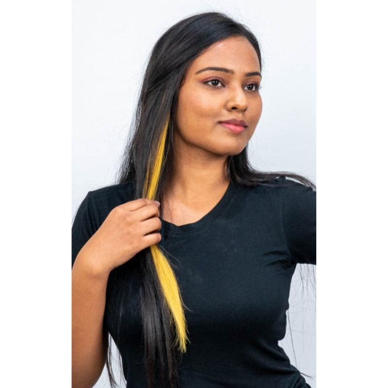 Feather Clip-In Golden Yellow LIMITED EDITION