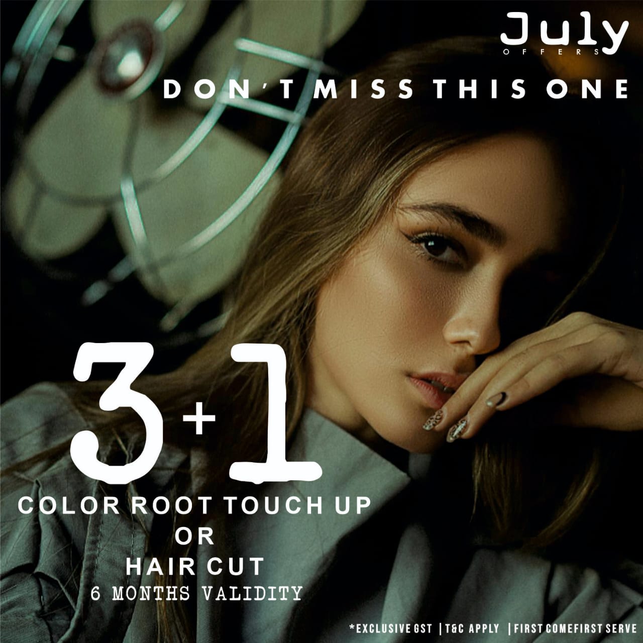 root touch up and haircut