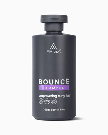 Amoza Bounce Shampoo for Curly & Frizz-Prone Hair | Amino Acid, Pro Vitamin B5 & Shea Infusion | Curl Definition & Moisture Care | 300ml