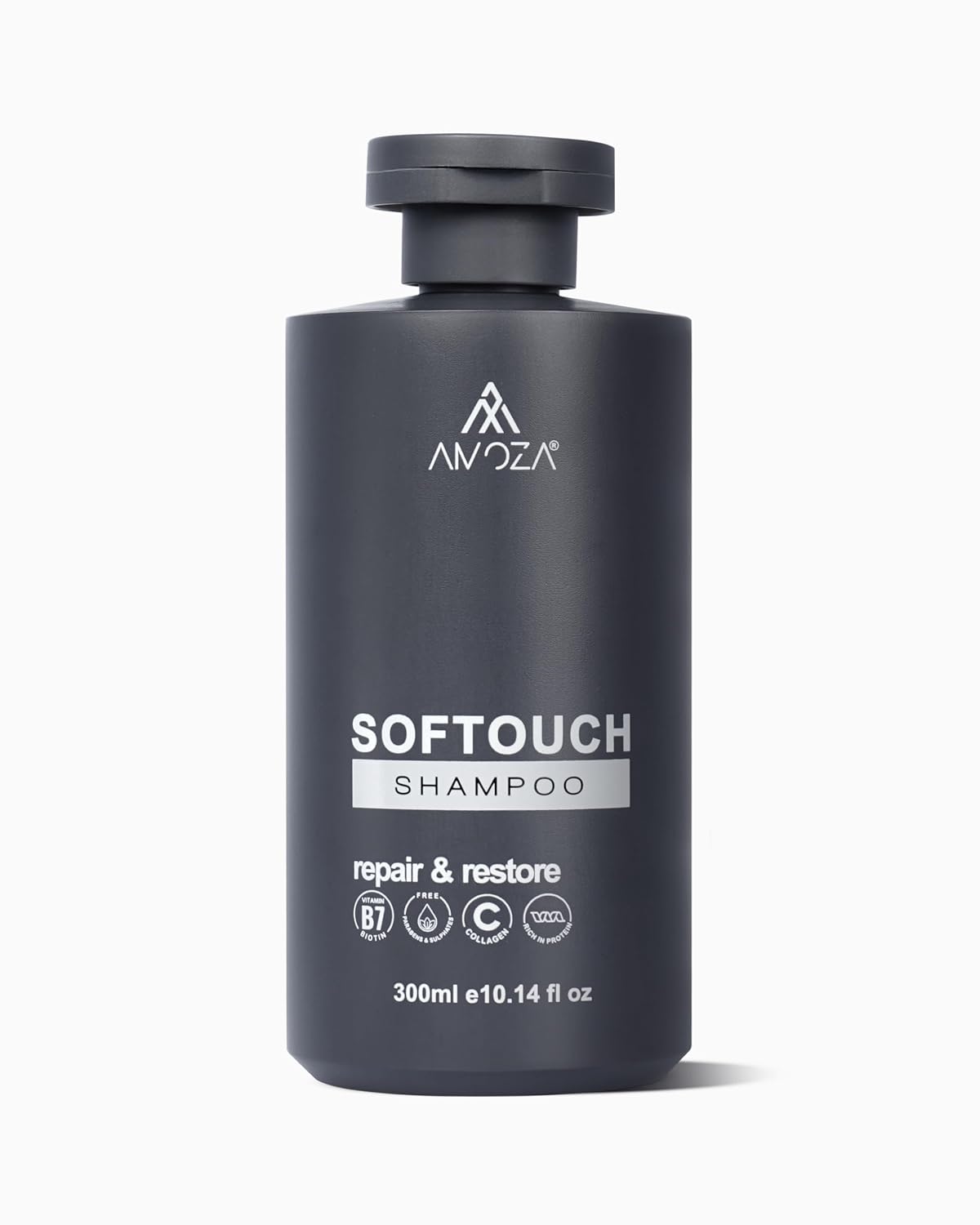 Amoza Softouch Shampoo 300ml | Dry & Frizzy Hair | Hair Smoothening