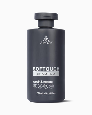 Amoza Softouch Shampoo 300ml | Dry & Frizzy Hair | Hair Smoothening
