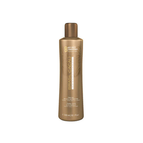 300ml Brown Bottle of Sulfate Free Brasil Cacau Conditioner for Keratin Treatment