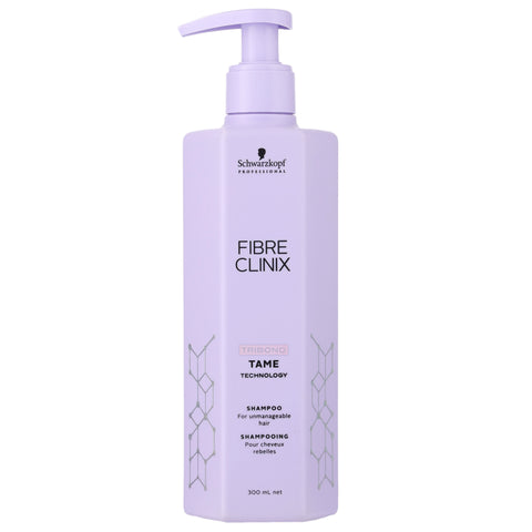 300ml Purple Bottle containing Shampoo For Anti Frizz